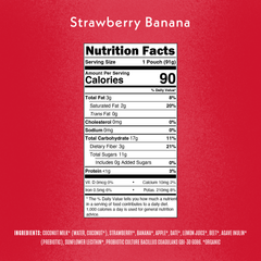 Strawberry Banana Coconut Milk Yogurt Alternative