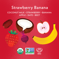 Strawberry Banana Coconut Milk Yogurt Alternative