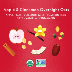 Apple & Cinnamon Overnight Oats
