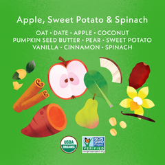 Apple, Sweet Potato & Spinach Tractor Wheels, 8 boxes