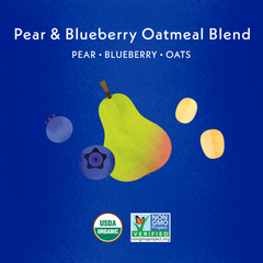 Pear & Blueberry Baby Oatmeal Blend