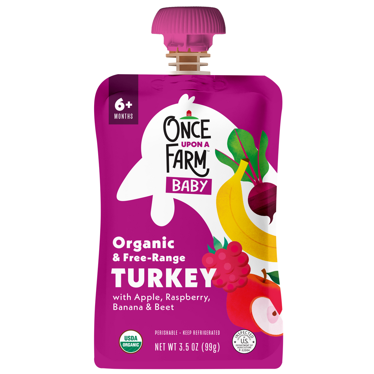 Apple, Turkey, Raspberry & Banana