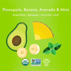 Pineapple, Banana, Avocado & Mint