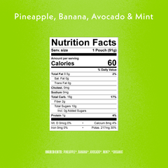 Pineapple, Banana, Avocado & Mint (REWARD)