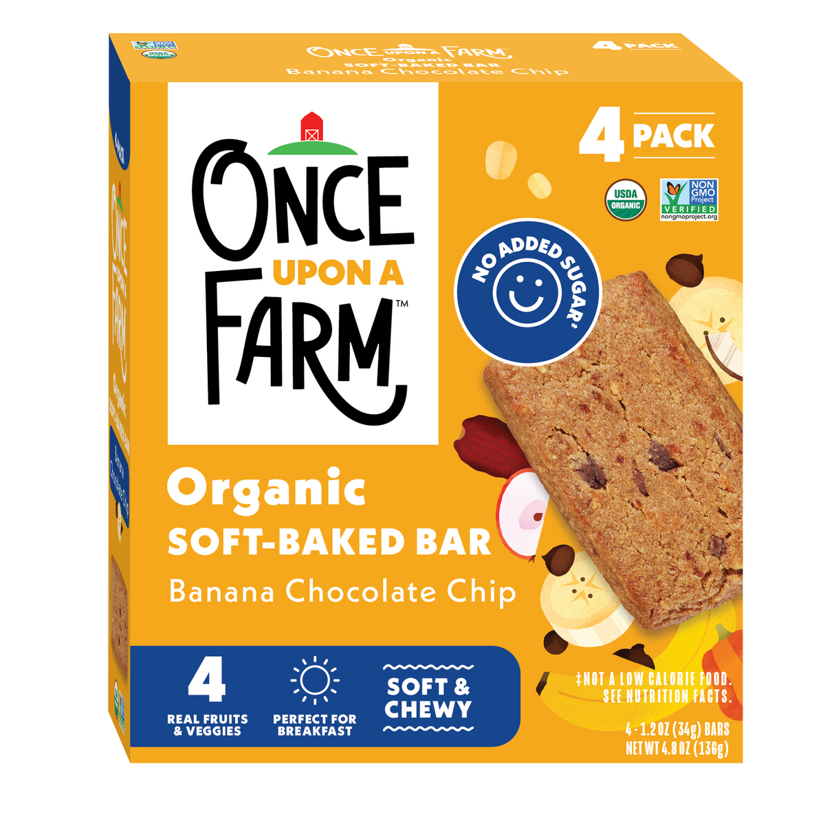 Banana Chocolate Chip Soft Baked Bar, 8 boxes
