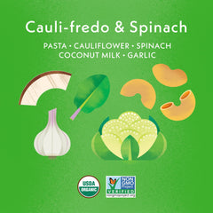 Organic Pasta Meals Cauli-fredo & Spinach