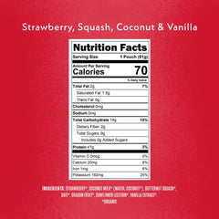 Strawberry, Squash, Coconut & Vanilla