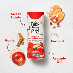 Apple, Sweet Potato & Coconut Puffs, 6ct