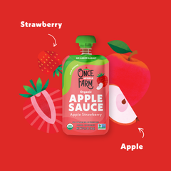 Apple Strawberry Applesauce