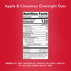 Apple & Cinnamon Overnight Oats