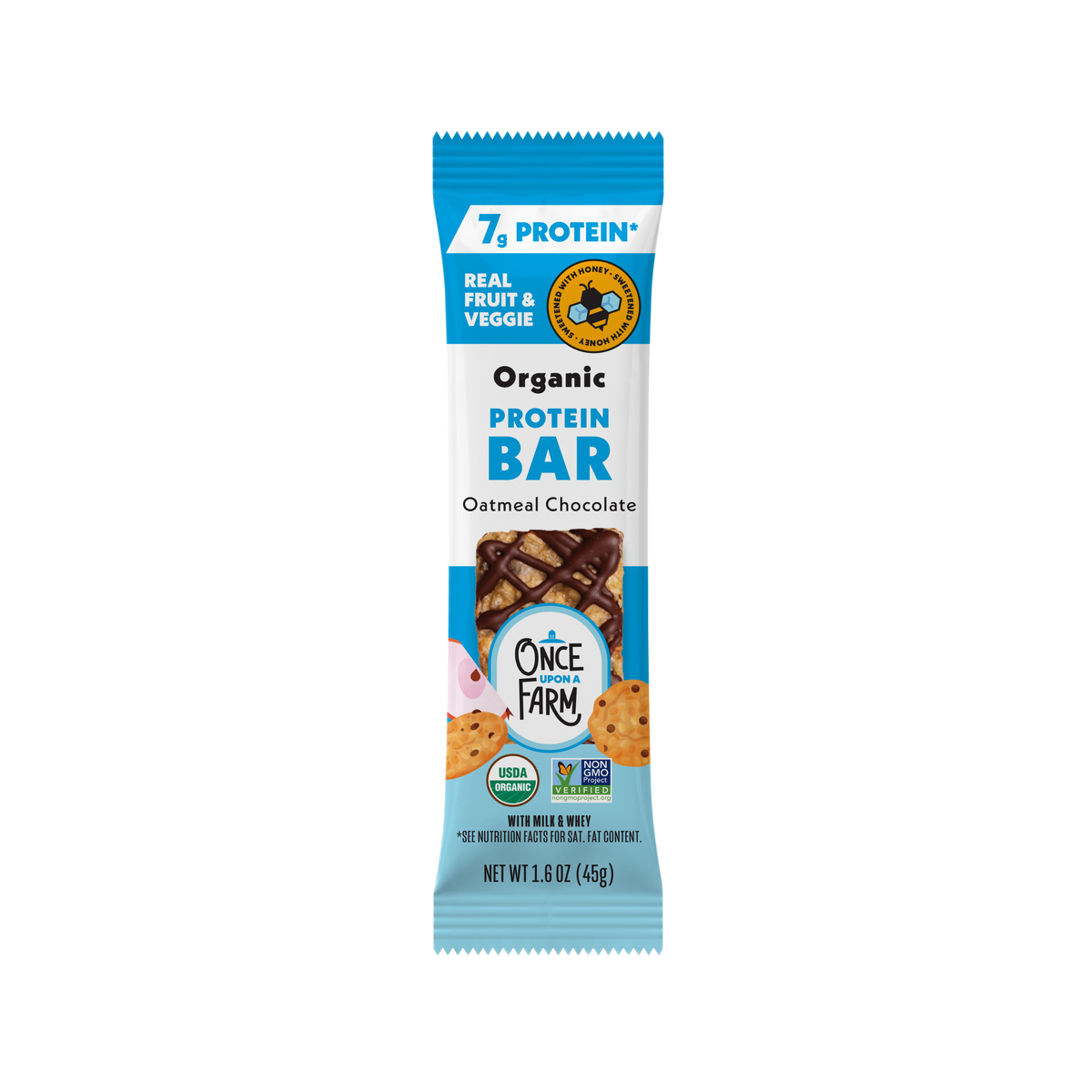 Oatmeal Chocolate Protein Bar with Honey
