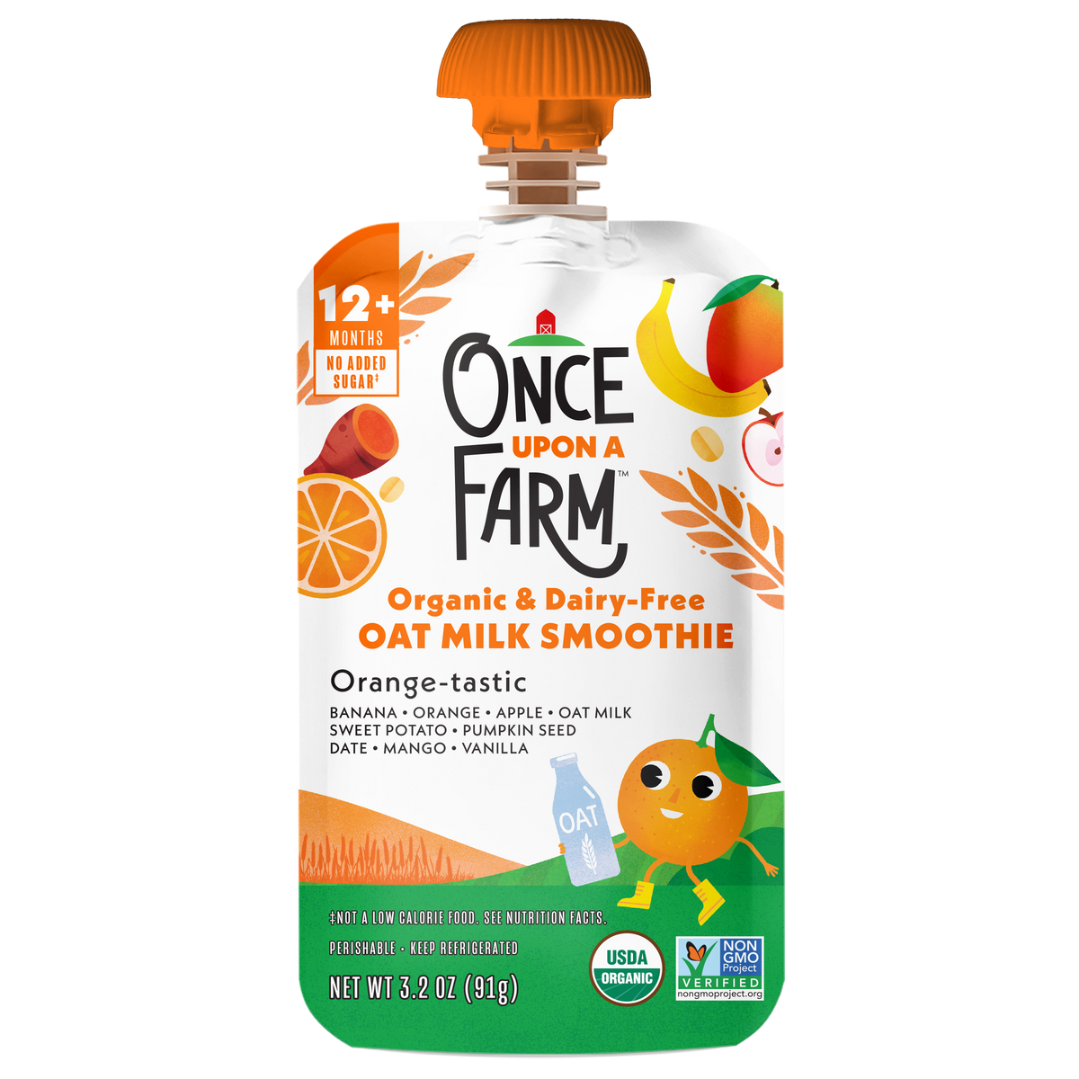 Orange-tastic Oat Milk Smoothie